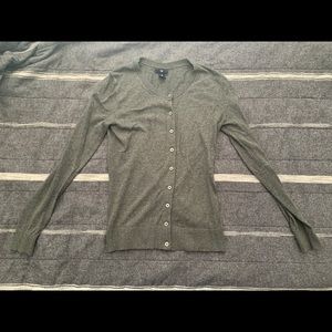 Grey buttoned sweater